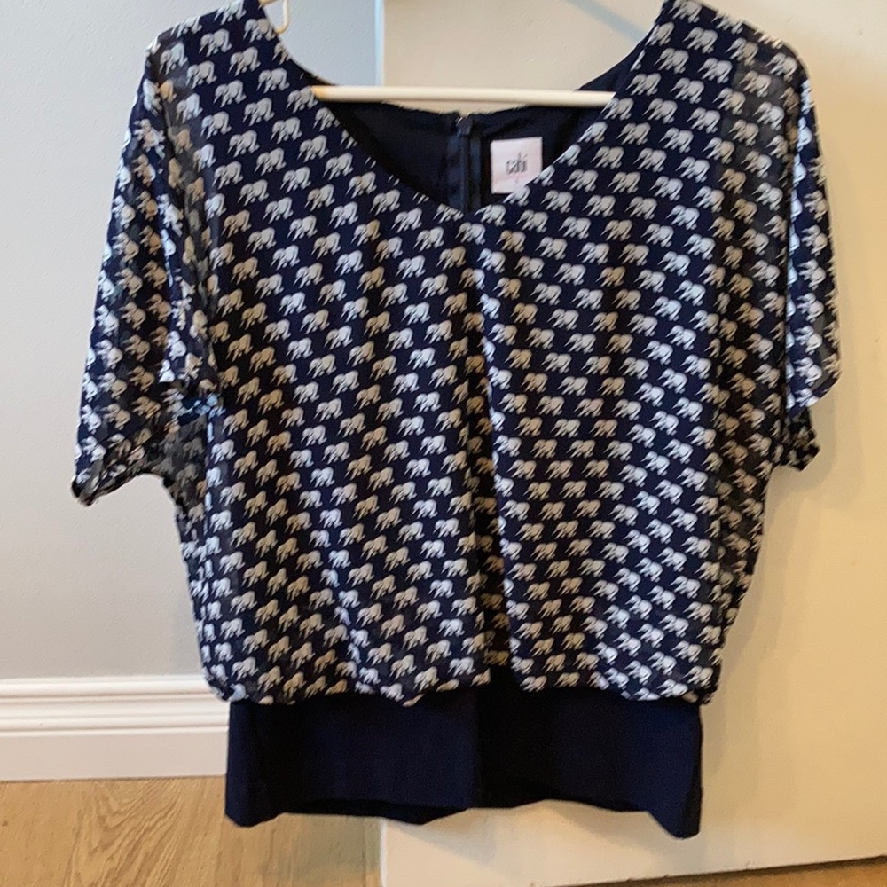 Cabi elephant blouse